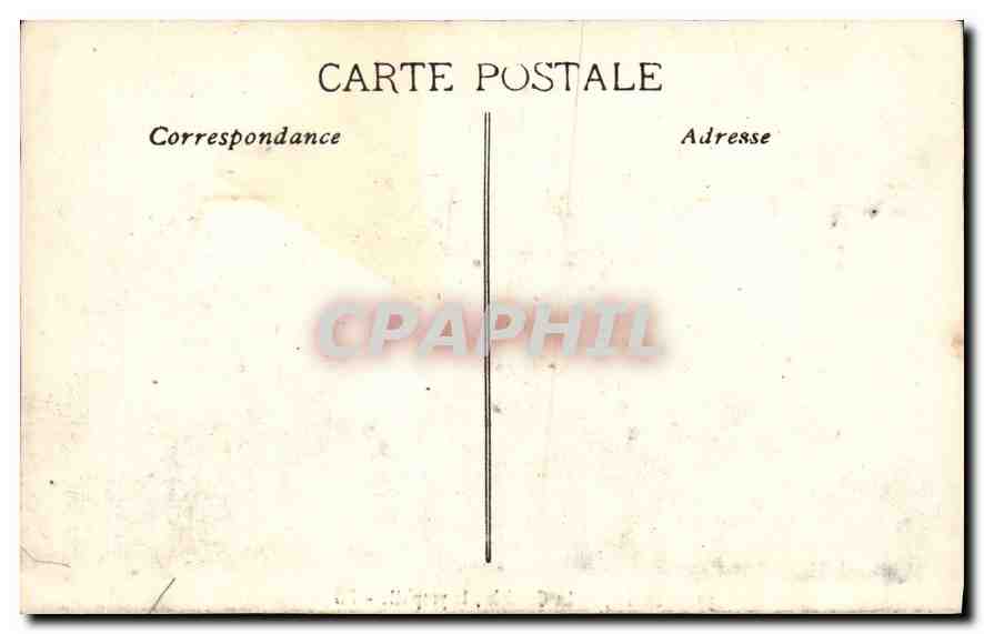 CPA Marseille La Corniche le Prophete — Verso