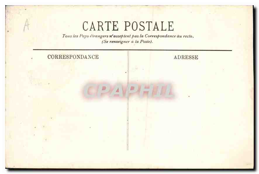CPA Marseille La Corniche — Verso