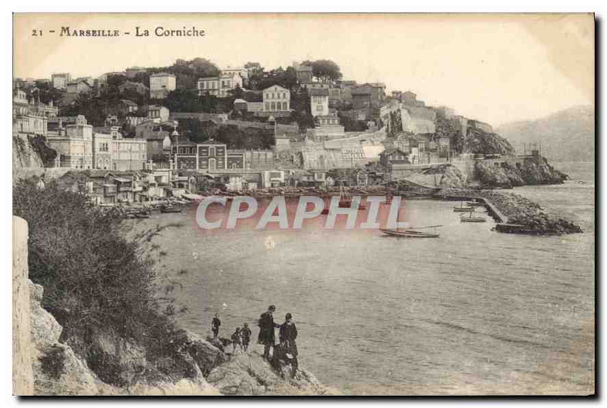 CPA Marseille La Corniche