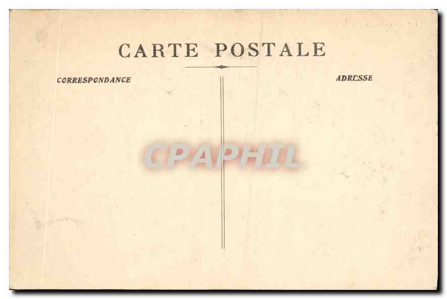CPA Marseille La Corniche — Verso