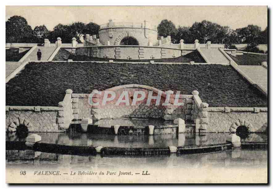 CPA Valence (Drome) Le Belvedere du Parc Jouvet