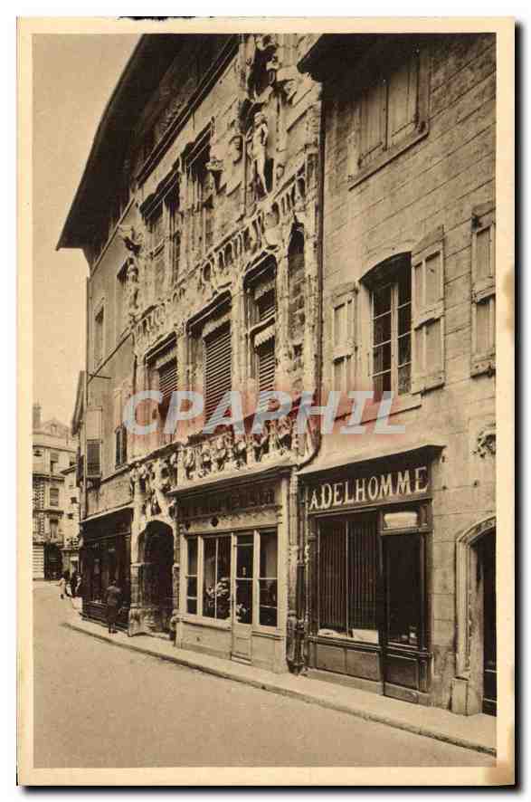 CPA Valence sur Rhone  Maison des Tetes slyle Renaissaince