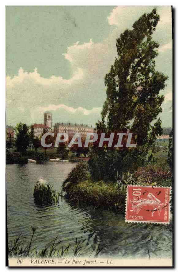 CPA Valence (Drome) Le Parc Jouvet