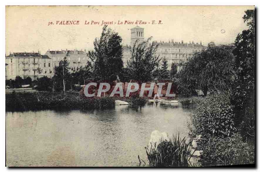 Valence - Le Parc Jouvet - La Pièce d'Eau - E. R.