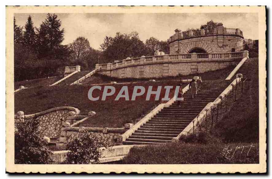 CPA Valence (Drome)Le Belvedere et le Parc Jouvet