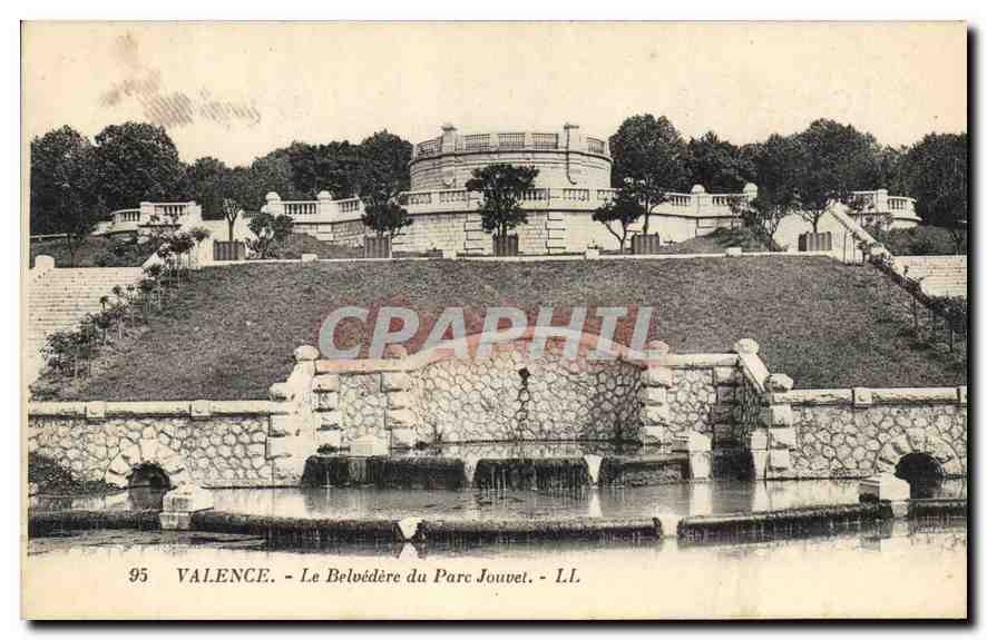 CPA Valence (Drome) Le Belvedere du Parc Jouvet