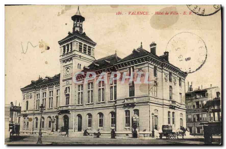 CPA Valence (Drome) Hotel de Ville