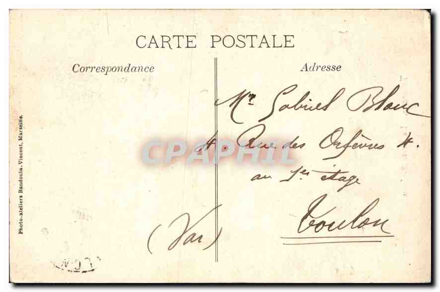 CPA Tarascon La Porte St Jean — Rückseite