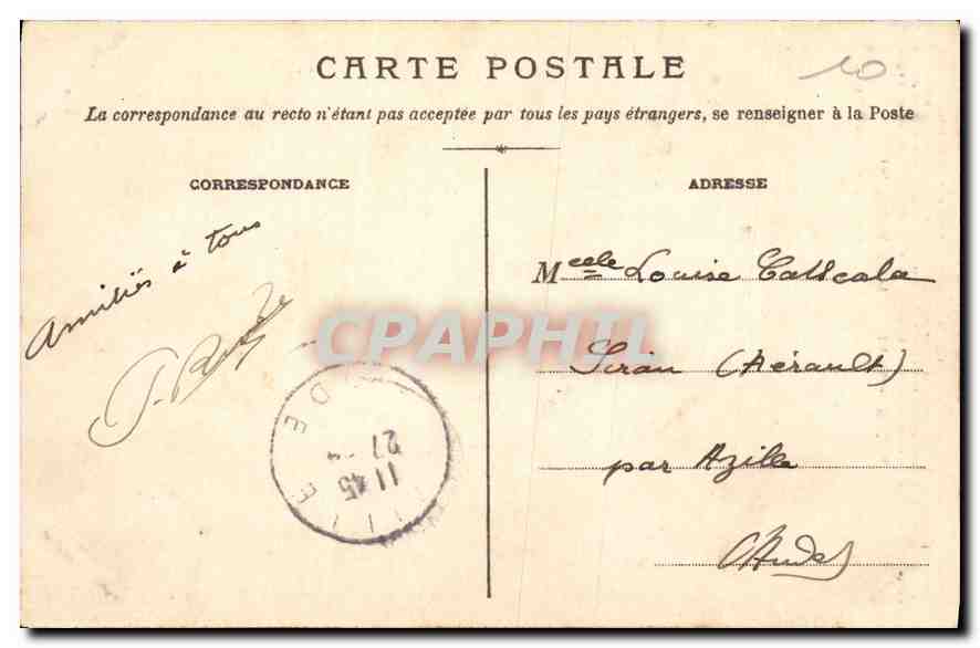La Porte Saint-Jean — Tarascon — Phot. Blanchin, série historique G.M. — Verso