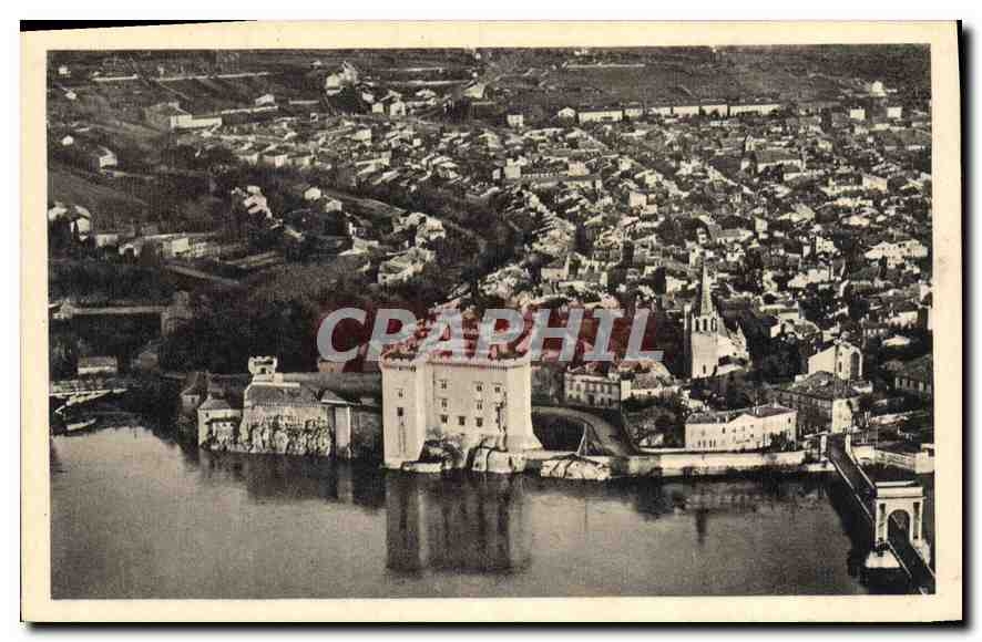 Château de Tarascon — vue aérienne — Cie Aérienne Française