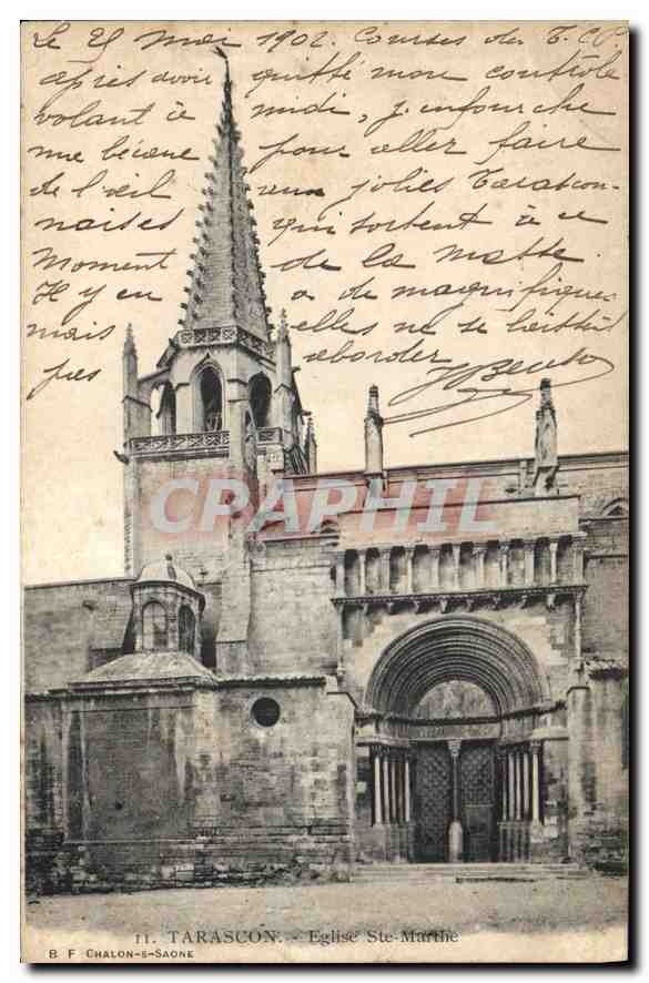 CPA Tarascon Eglise Ste Marthe