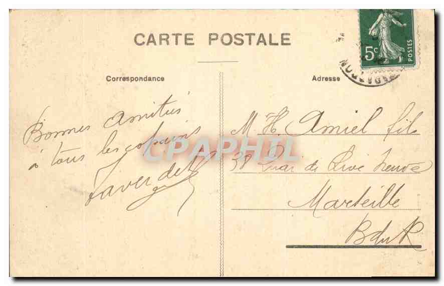 CPA Tarascon La Mairie — Rückseite