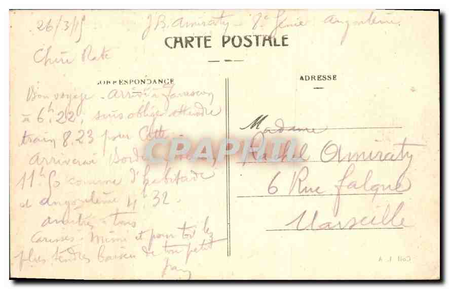 CPA Tarascon Le Pont suspendu reliant Beaucaire et Tarascon  — Rückseite