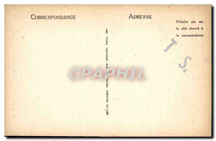 CPA Tarascon Chasse de Sainte Marthe Patronne de Tarascon — Rückseite