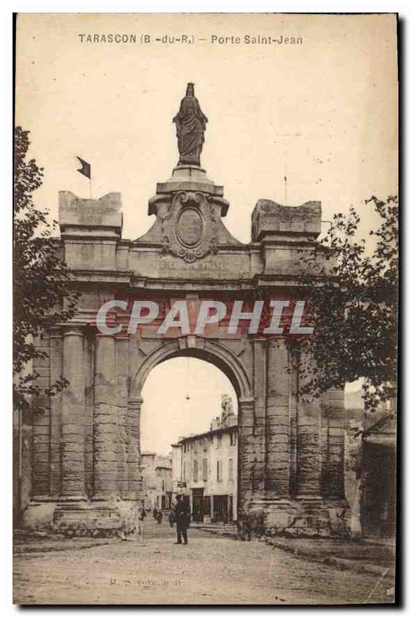 CPA Tarascon(B du R) Porte Saint Jean
