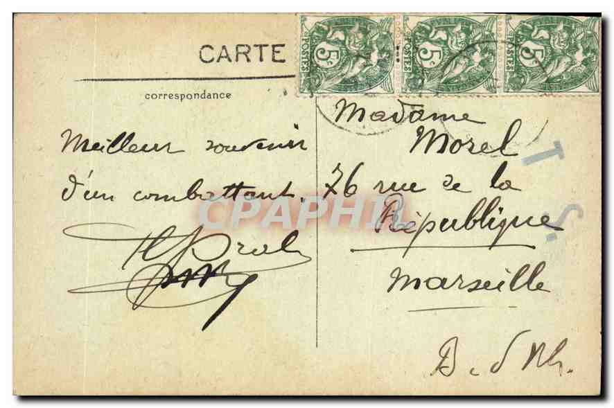 CPA Tarascon(B du R) Porte Saint Jean — Rückseite