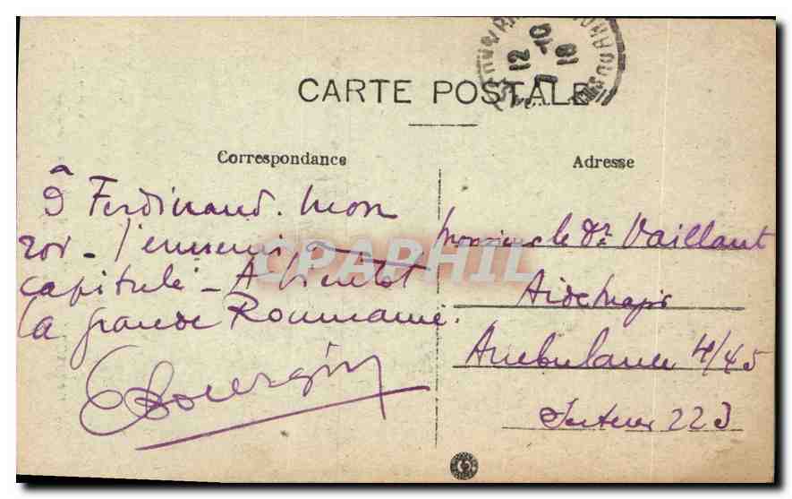 Tarascon — Ste-Marthe dominant la Tarasque — Coll. A. — Rückseite