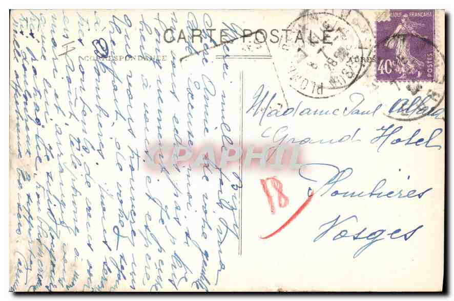 CPA Vernon (Eure) Belle vue sur la Seine — Rückseite