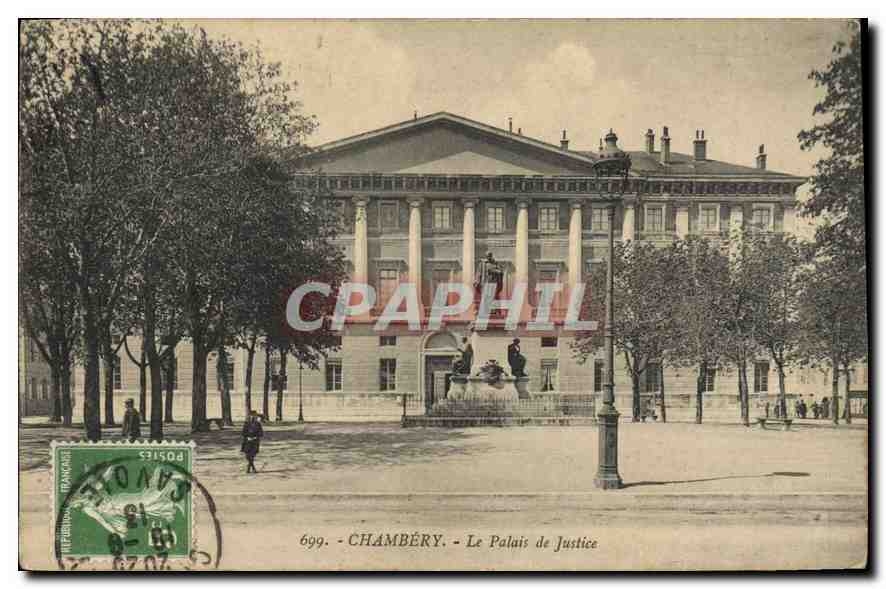 CPA Chambery Le Palais de Justice