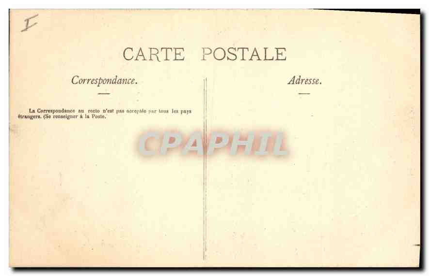 CPA Chambery (Savoie) Le Portail Saint Dominique — Rückseite