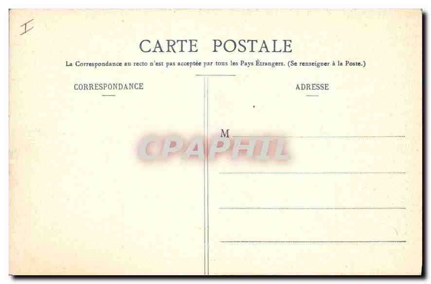 CPA Chambery (Savoie) Le Palais de Justice — Rückseite
