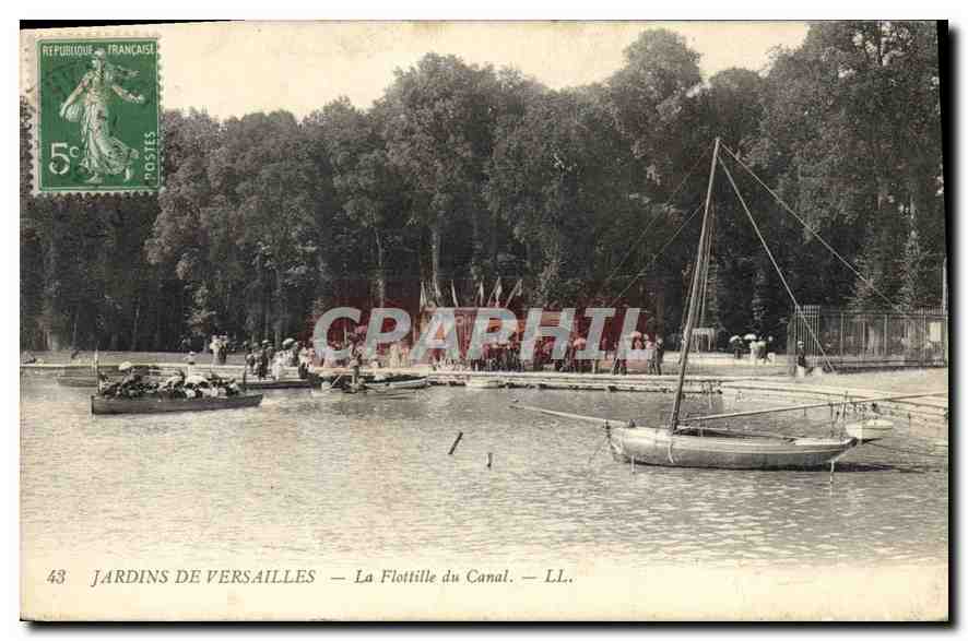 Jardins de Versailles — La Flottille du Canal — LL.