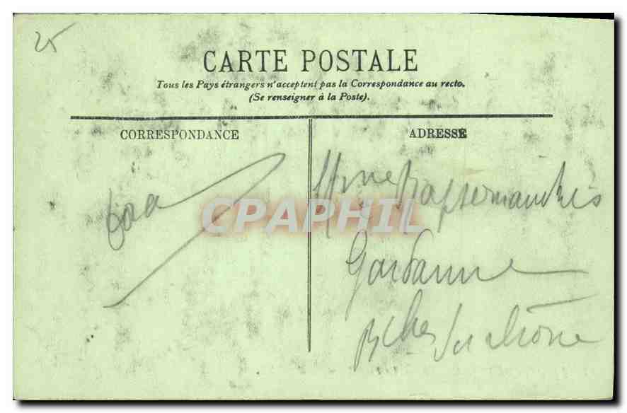 Jardins de Versailles — La Flottille du Canal — LL. — Verso