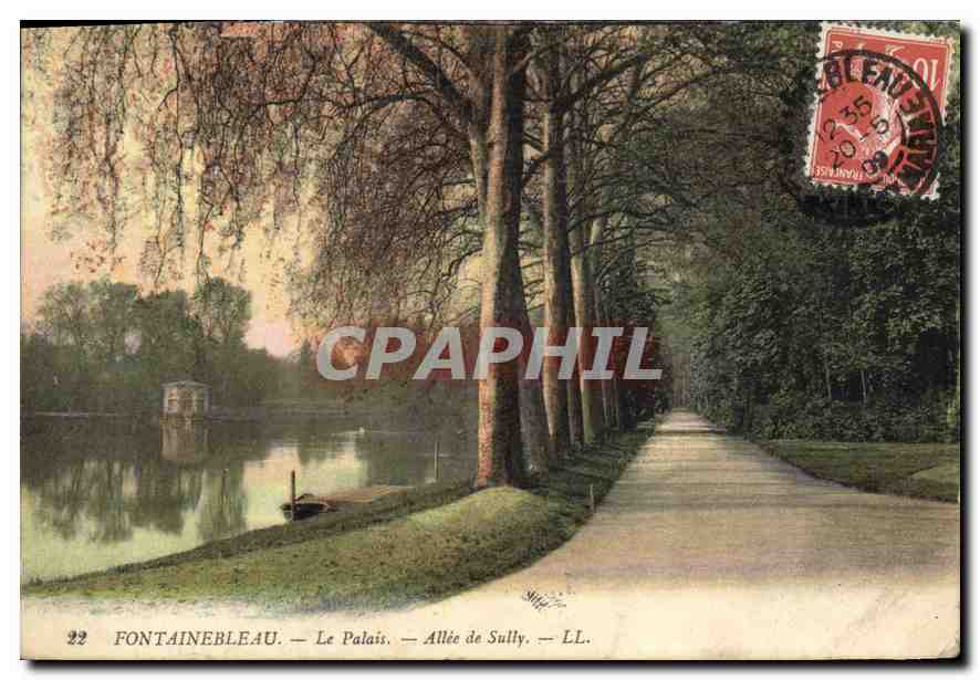 Fontainebleau — Il Palazzo — Allée de Sully — LL.