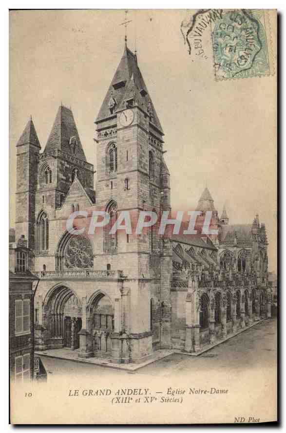 CPA Le Grand Andely Eglise Notre Dame