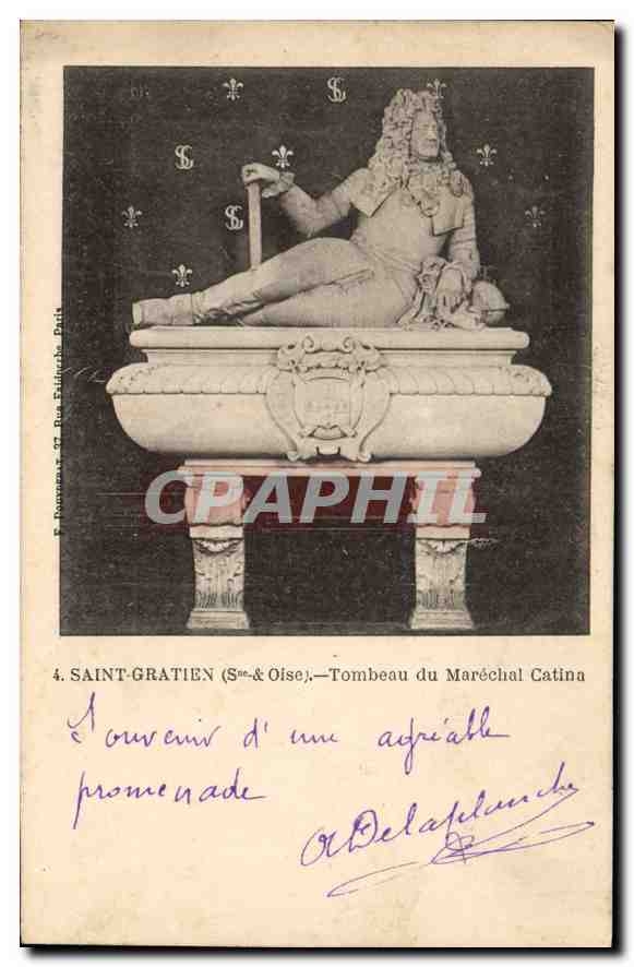 CPA Saint Gratien (S & o) Tombeau du Marechal Catina