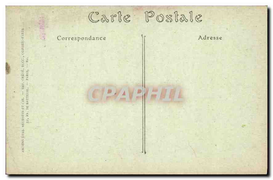 CPA Parc du Palais de Versailles Le Bassin d'Apollon  — Rückseite