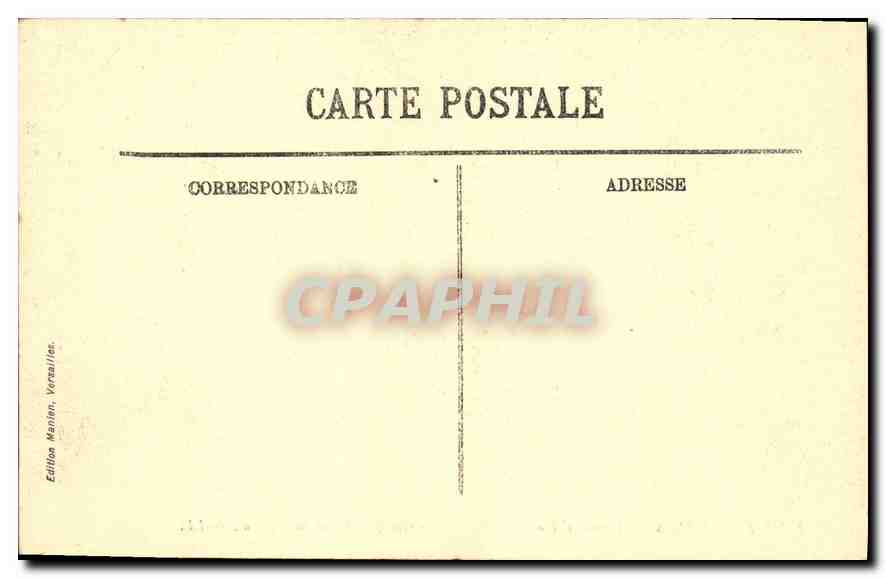 CPA Versailles Grand Trianon Peristyle actuel facade sur les Jardins  — Rückseite