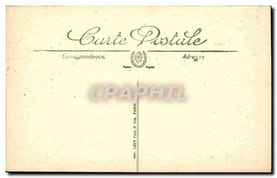 CPA Versailles Hameau de Marie Antoinette Maison de la Reine  — Rückseite