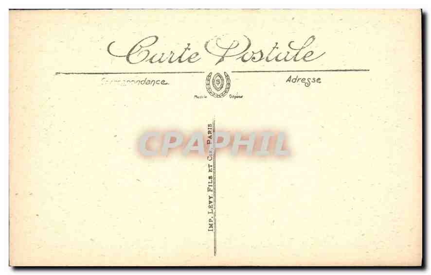 Versailles — Le Grand Trianon — La Chambre à coucher de Napoléon Ier — LL n°301 — Verso