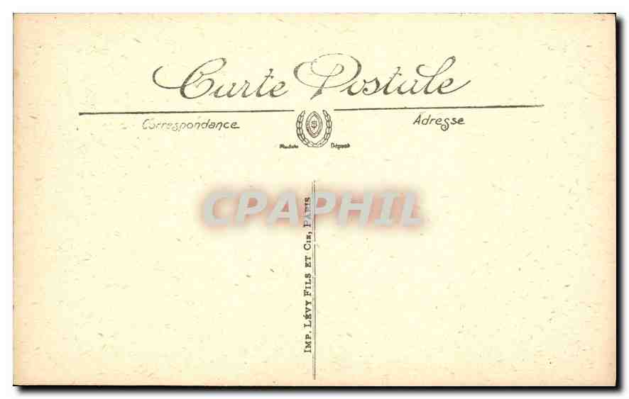 CPA Versailles L'Orangerie Le Chateau  — Verso