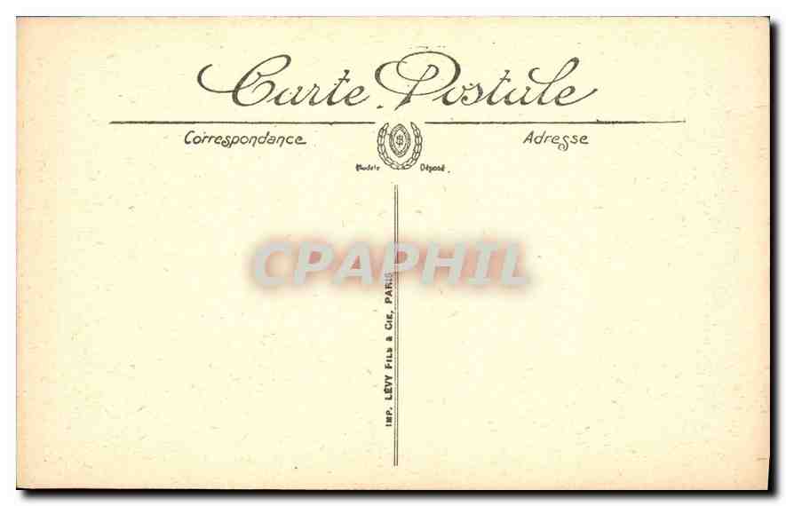 CPA Parc de Versailles Bassin de Latone  — Verso