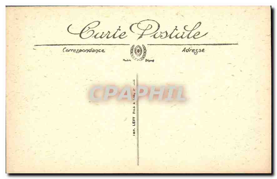 CPA Chateau de Versailles La Galerie des Batailles  — Verso