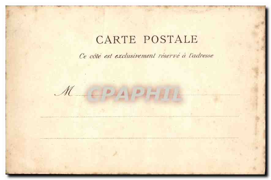 CPA Versailles Palais du Petit Trianon Chambre de Marie Antoinette  — Verso