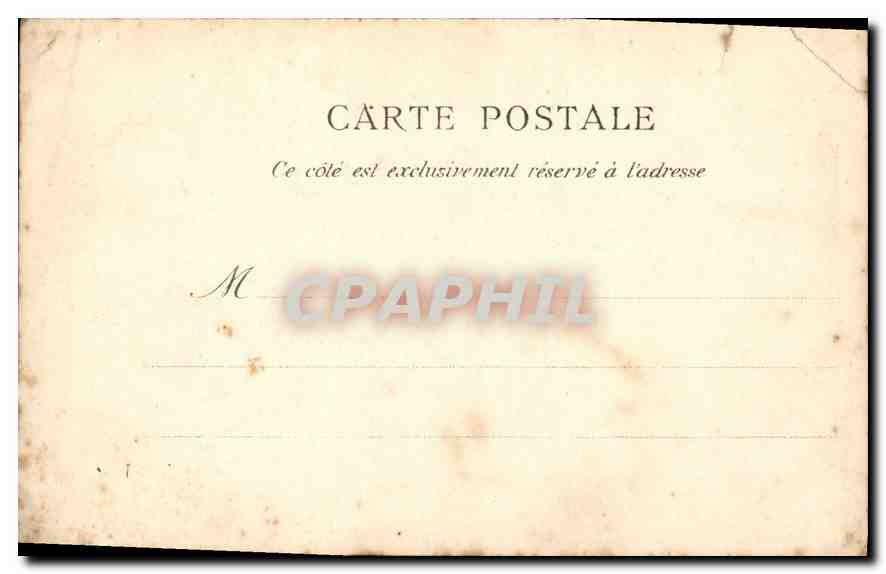 CPA Versailles Palais du Grand Trianon  — Verso