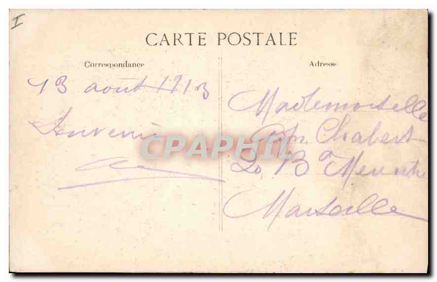 CPA Versailles Bassin de Neptune Grandes Eaux  — Verso