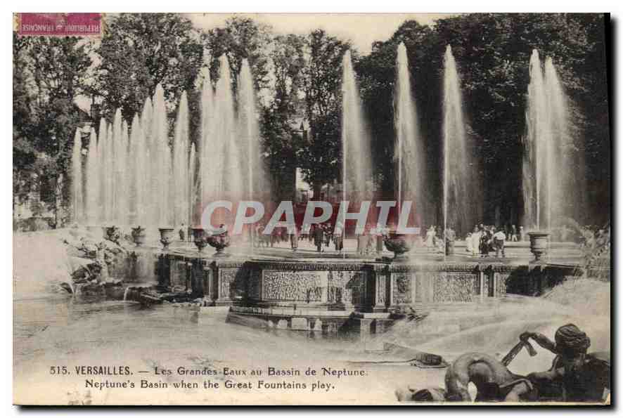 Versailles — Les Grandes Eaux au Bassin de Neptune — Editions d'Art « LYS »