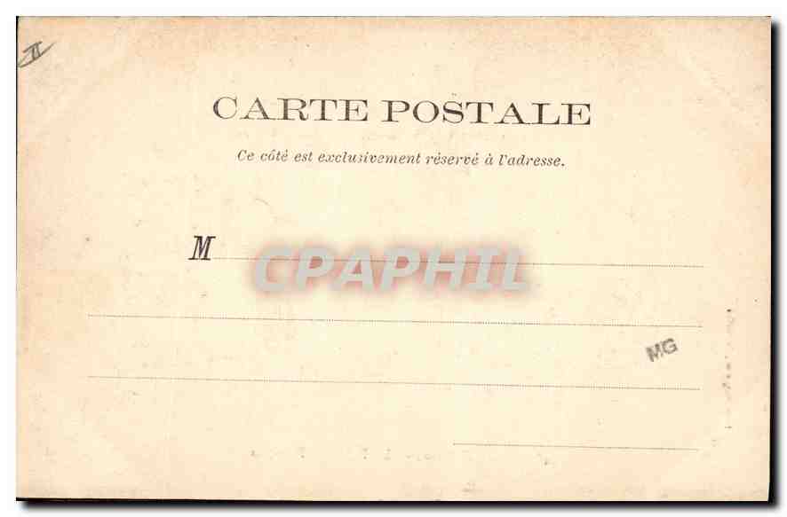 CPA Grand Trianon Le Pavillon Francais  — Verso
