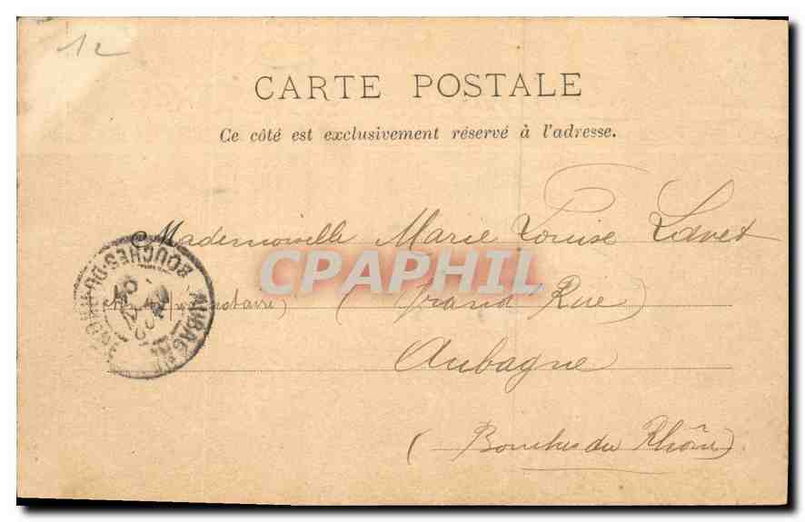 CPA Versailles Les Bains d'Apolion  — Verso