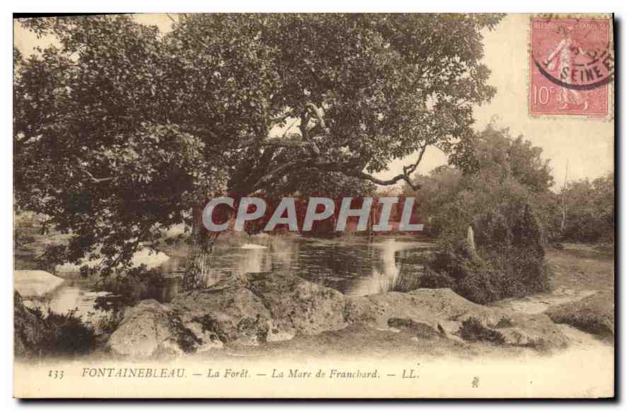 Fontainebleau — Die Wälder — La Mure de Franchard — LL. — n°433 - Vorderseite