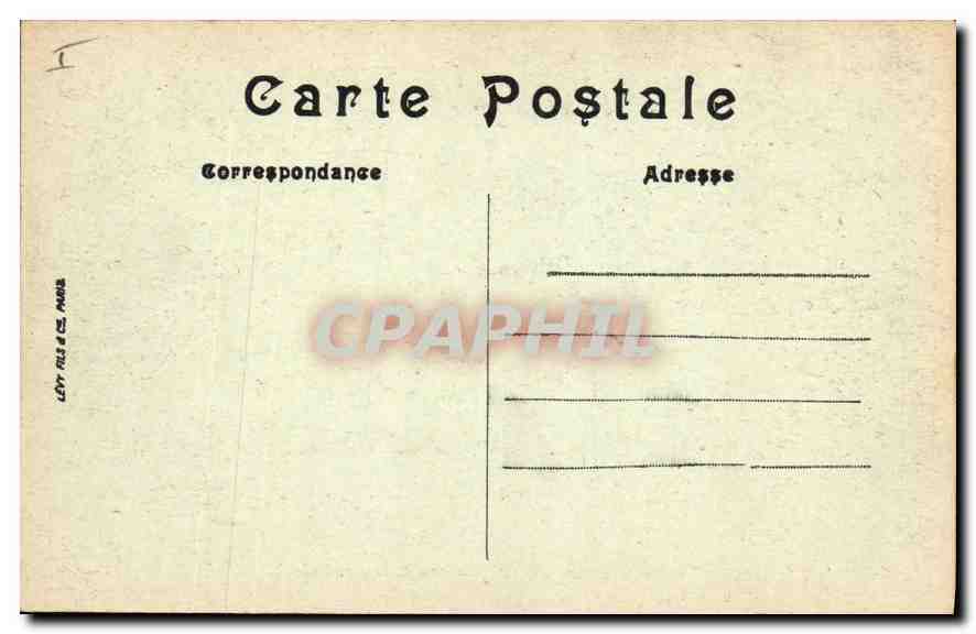 CPA Versailles Trianon Le Colombier et la Maison du Seigneur  — Verso