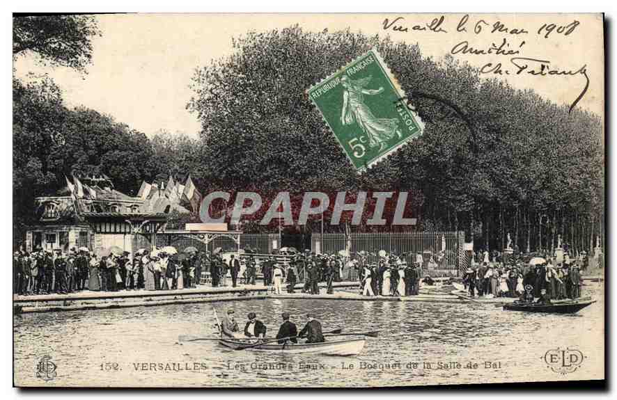 Versailles — Les Grandes Eaux — Le Bosquet de la Salle de Bal — Éditeur E.P.D. n°152