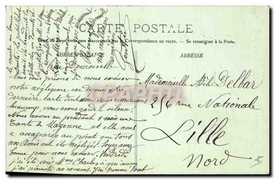 CPA Versailles Petit Trianon Le Hameau de Marie Antoinette La Tour de Marlborough  — Verso