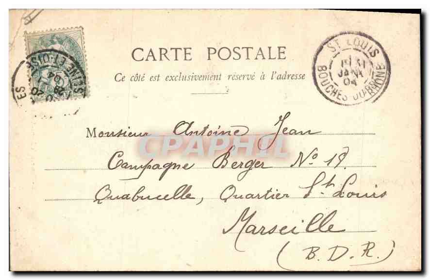 CPA Versailles Hameau de Marie Antoinette Le Moulin  — Verso