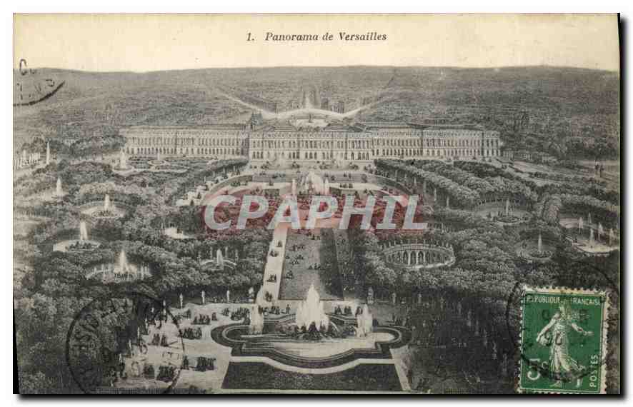 CPA Panorama de Versailles 