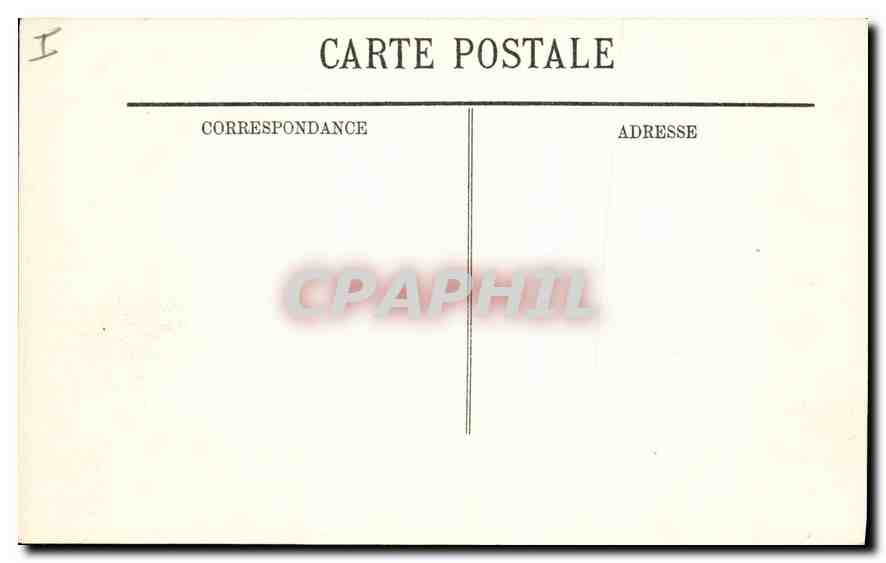 CPA Versailles Le Chateau et la Grille d'Honneur  — Verso